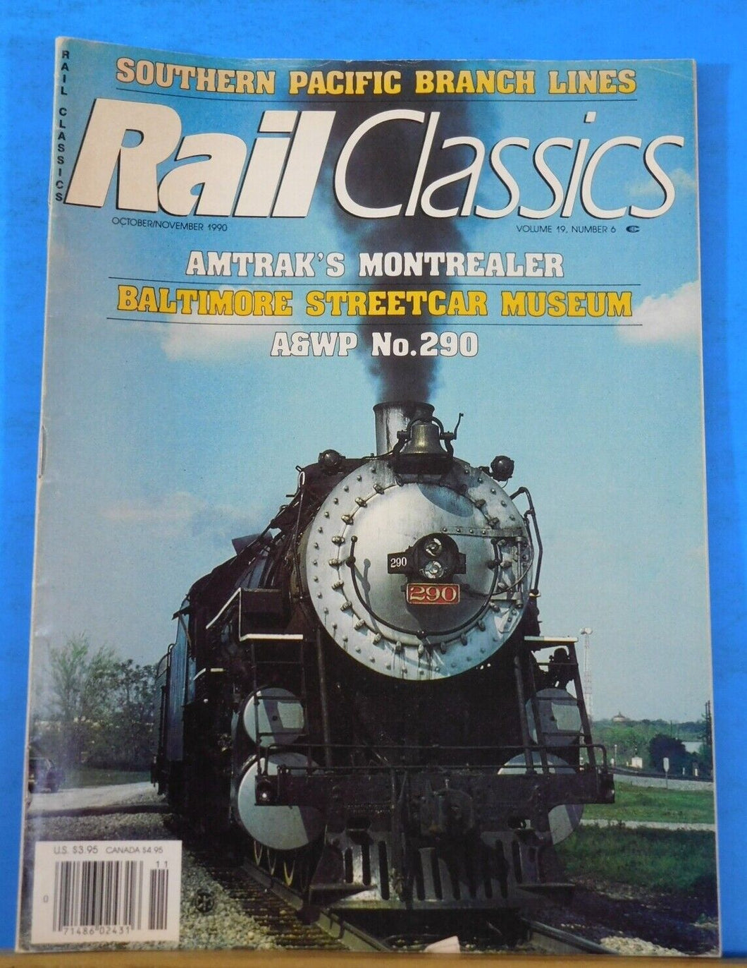 Rail Classics Magazine 1990 Oct Nov Amtrak’s Montrealer