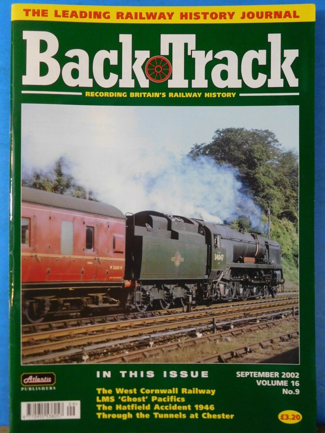 Back Track Magazine 2002 September Britain Railway History West Cornwall Ry LMS