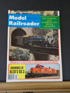 Model Railroader Magazine 1978 February Drawings Alcos RS-3 GB&W a railroad you