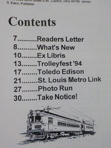 Traction Prototype and Models Magazine Issue 23 Toledo Edison St Louis Metro Lin