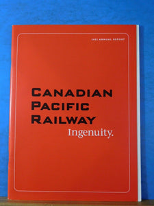 Canadian Pacific Annual Report 2002 Canadian Pacific Railway