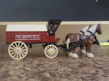 Ertl Horse & Delivery Wagon bank The Golden Rule Wyoming