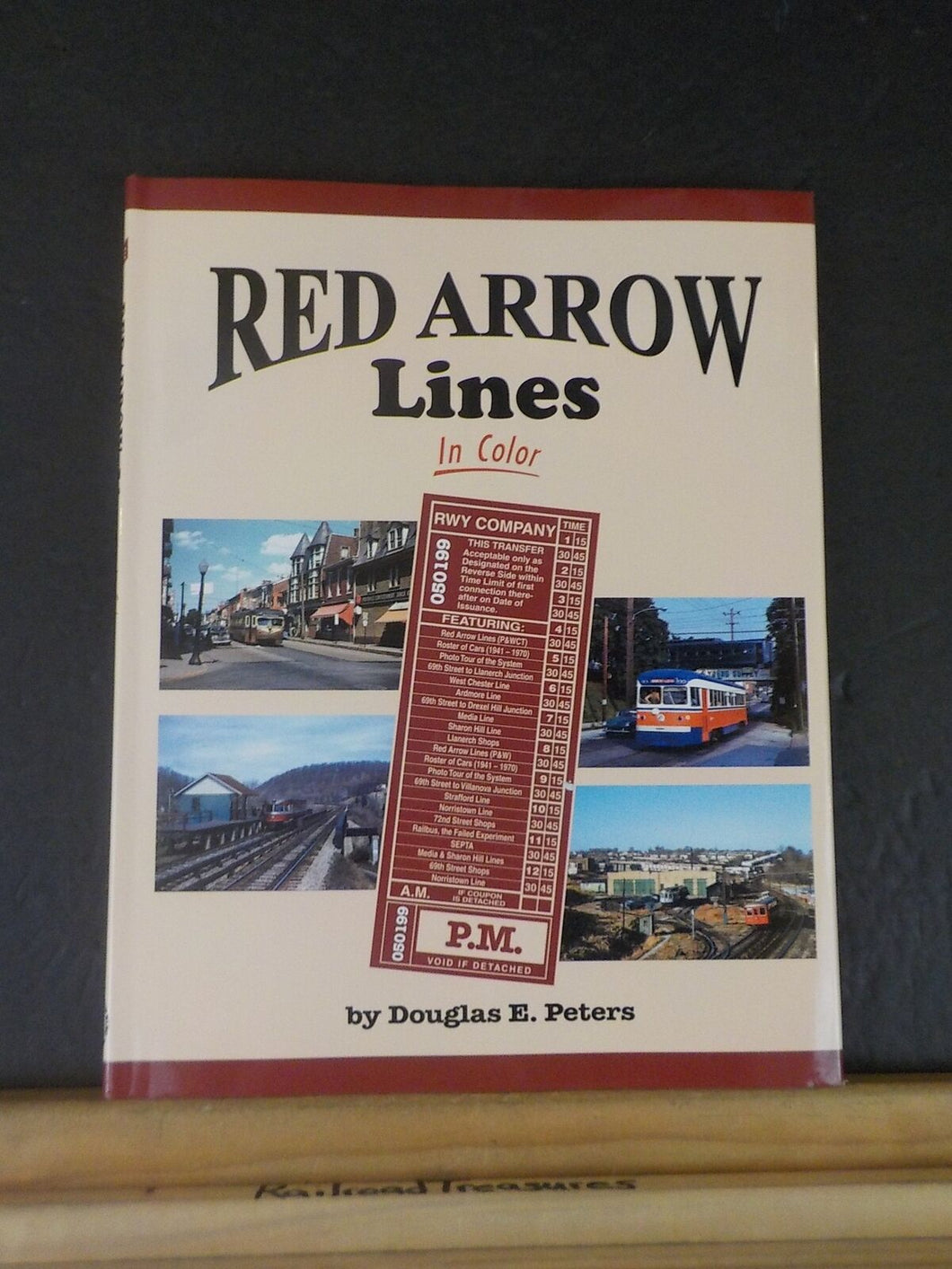Red Arrow Lines In Color by Douglas E Peters Morning Sun Books  w/ dust jacket