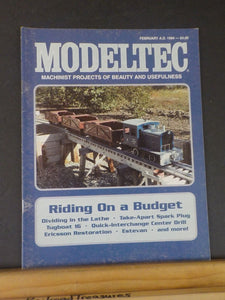 Modeltec 1994 February Magazine Riding on a budget Tugboar Ericsson restoration