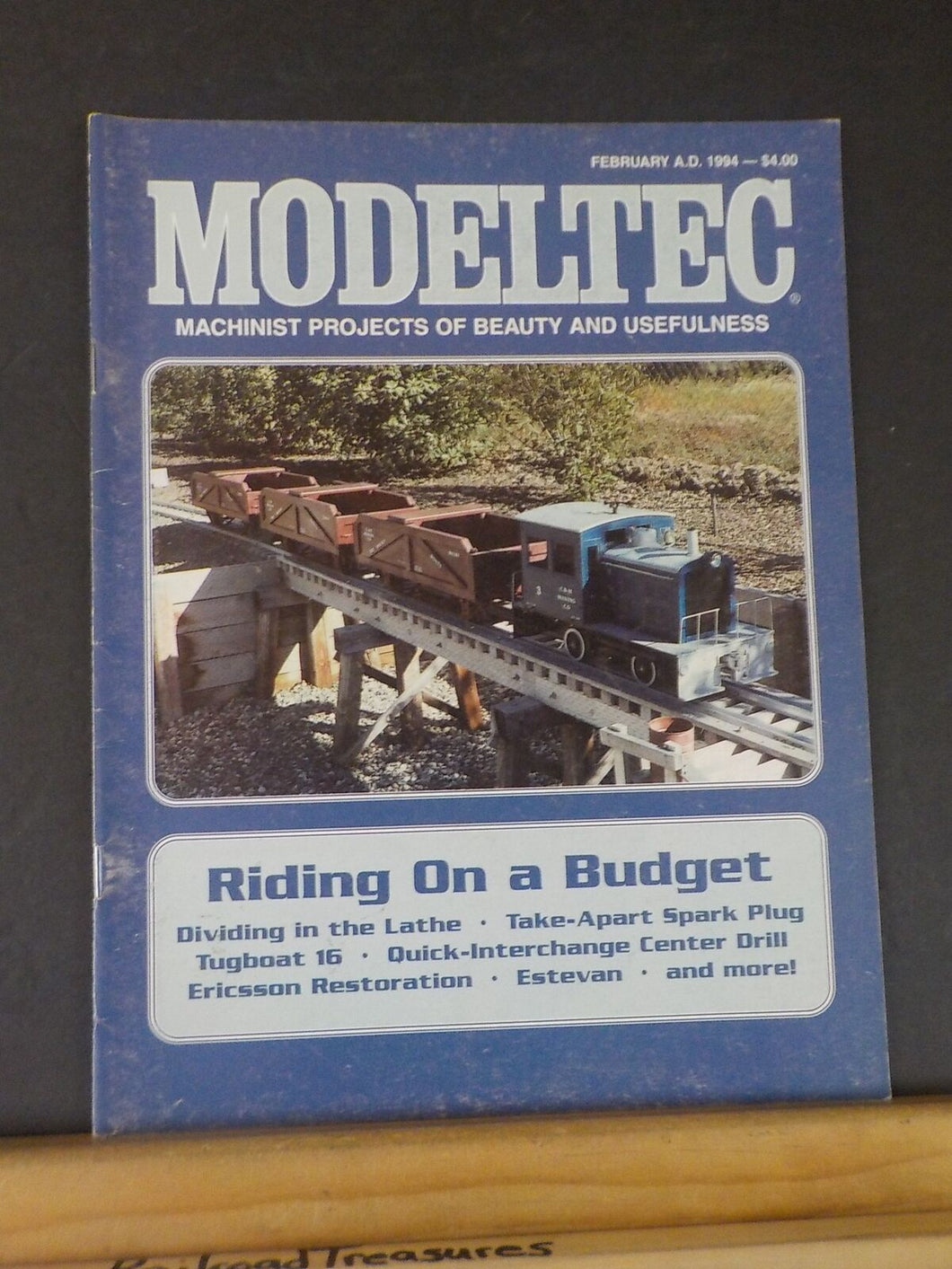 Modeltec 1994 February Magazine Riding on a budget Tugboar Ericsson restoration