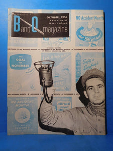 Baltimore & Ohio Employee Magazine 1956 October B&O