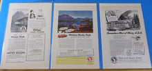 Ads Great Northern RR Lot #15 Advertisements from Various Magazines (10)