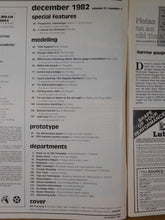 Railroad Model Craftsman Magazine 1982 December Boxcar conversions Layout planni