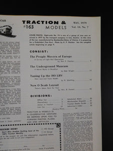 Traction & Models #163 1979 May Europe HO LRV Los cost Tram model