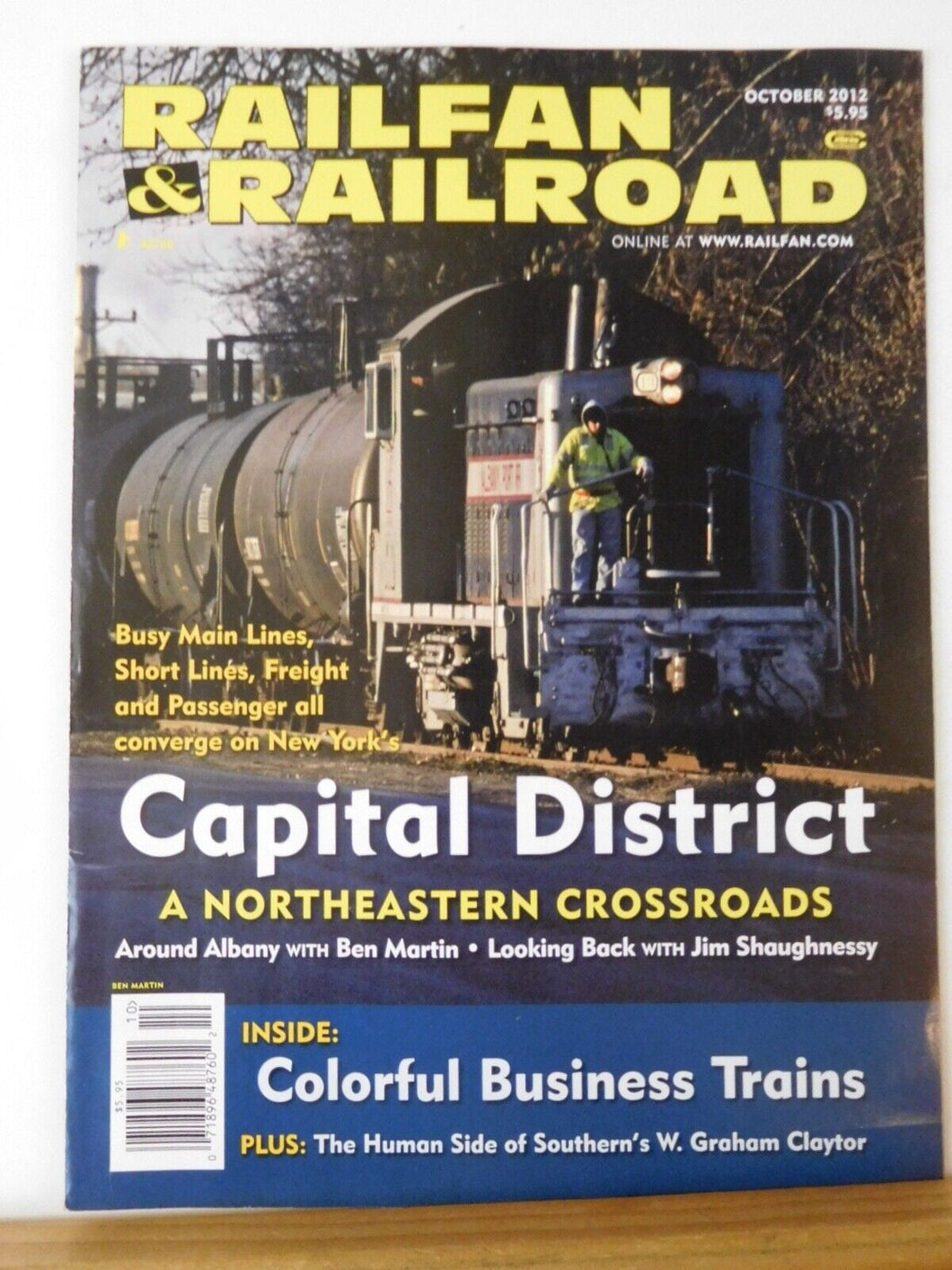 Railfan & Railroad Magazine 2012 October Capital district Colorful buiness train