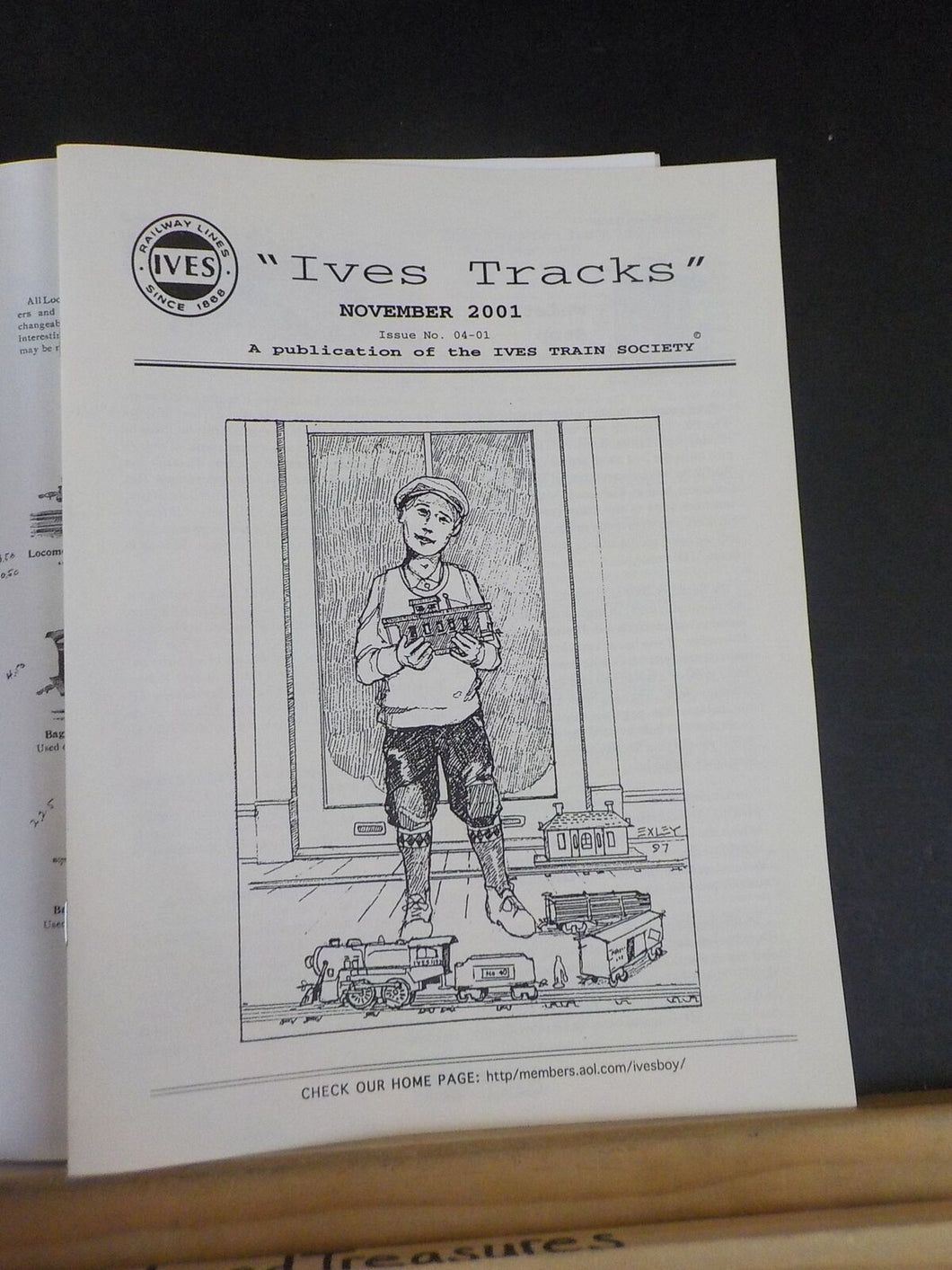 Ives Ties 2001 December O Gauge catalogued sets listed by locomotive Includes