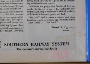 Ads Southern Railway System Lot #21 Advertisements from various magazines (10)