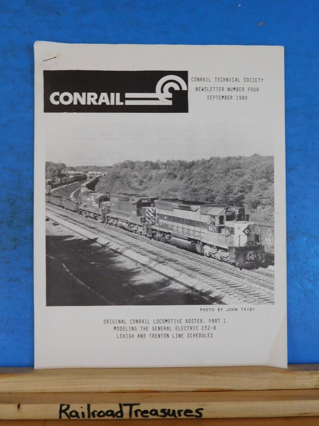 Conrail Technical Society Newsletter #4 September 1989 Modeling the Conrail Gene