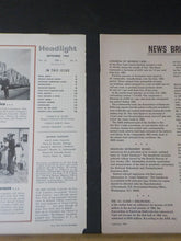 Headlight NYC Employee Magazine 1964 September New York Central NO back Cover