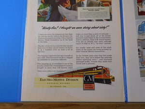Ads General Motors Lot #5 Advertisements from Various Magazines (10)