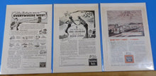 Ads Burlington Route #5 Advertisements from various magazines (10)