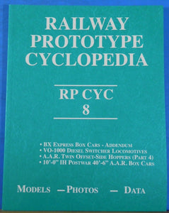 Railway Prototype Cyclopedia Volume 8 Express cars Baldwin VO-1000 diesel switch
