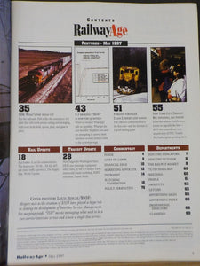 Railway Age 1997 May Interline service management E-P Braking NYC transit
