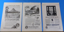 Ads Great Northern RR Lot #18 Advertisements from Various Magazines (10)