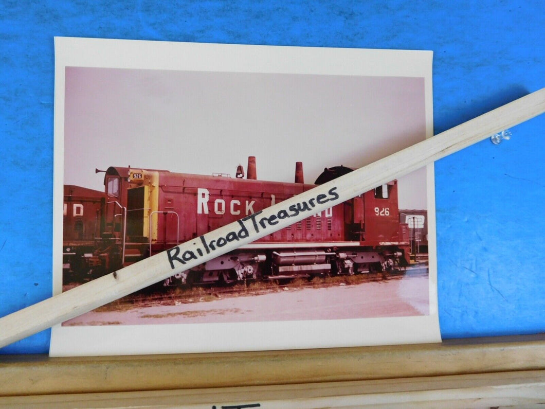 Photo Rock Island Railroad Locomotive #926 8 X 10 Color Fort Worth TX 1973