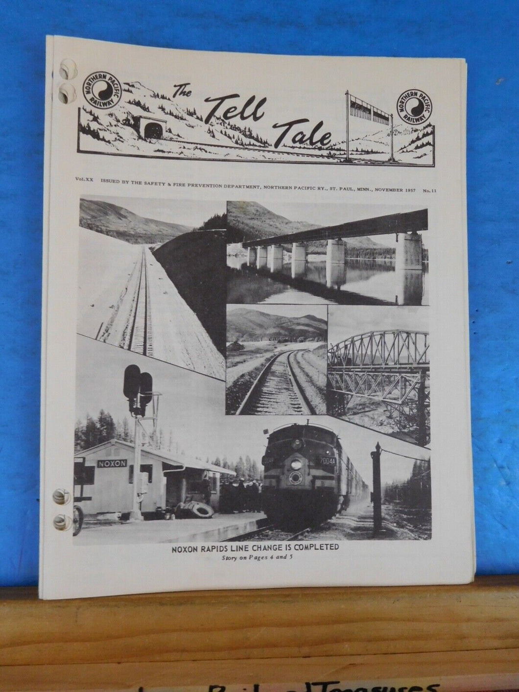 Tell Tale 1957 November Northern Pacific Employee Magazine Telltale