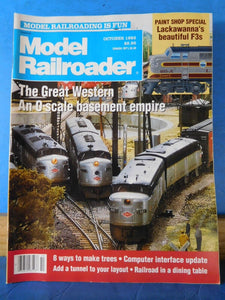 Model Railroader Magazine 1992 October LAckawanna F3s Make trees Tunnel