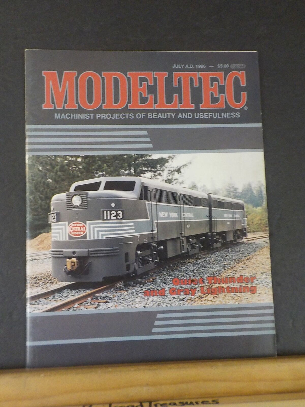 Modeltec 1996 July Magazine Quiet thunder & gray lightning Free wheeling axles