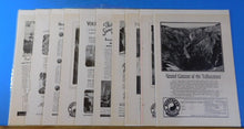 Ads Northern Pacific Railroad Lot #10 Advertisements from Various Magazines (10)