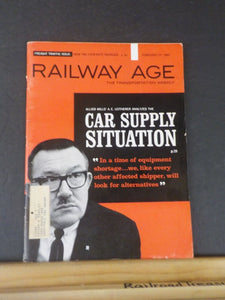 Railway Age 1967 February 27 Freight traffic issue  Car supply situation