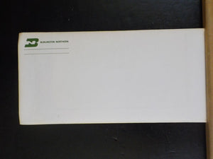 Map Burlington Northern Mississippi State Railroad Map 1983 August