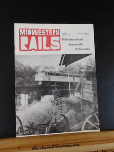 Midwestern Rails 1981 January Vol.7 No.1 Issue #64 Milw Rd Bensenville to Savann