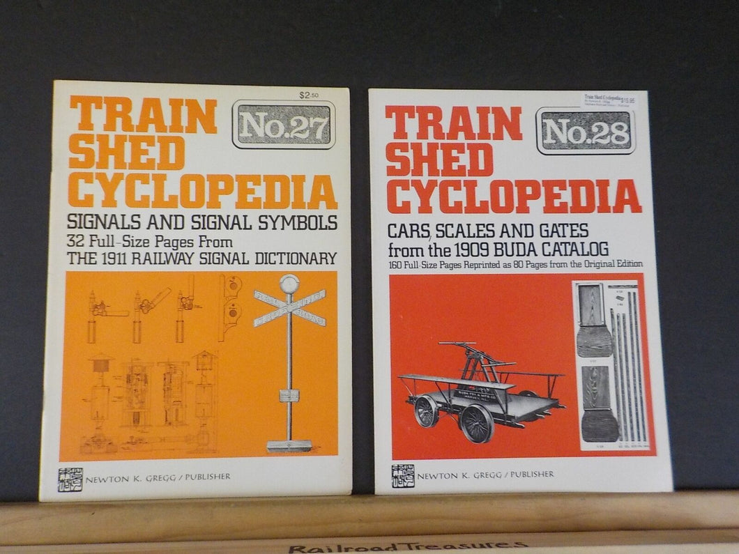 Train Shed Cyclopedia Lot #27 #28 Lot of 2