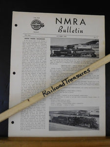 NMRA Bulletin 1952 October #2 of 19th Year Bussa Model Railroads