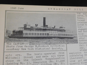 Steamboat Bill #26 June 1948 Journal of the Steamship Historical Society