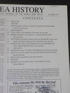 Sea History No 58 Summer 1991 First Encounters on the Hudson Columbus in the Isl
