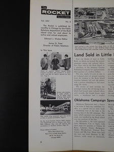 Rocket, The 1966 November-December Vol. XXV No.6 Rocket Island Employee Magazine