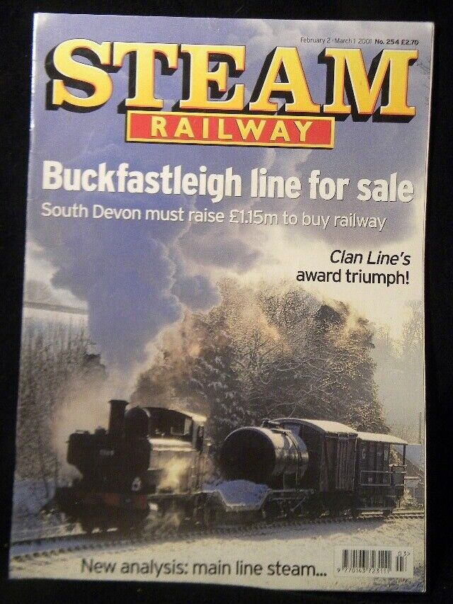 Steam Railway #254 Feb-March 2001 Buckfastleigh Main line steam Clan Line