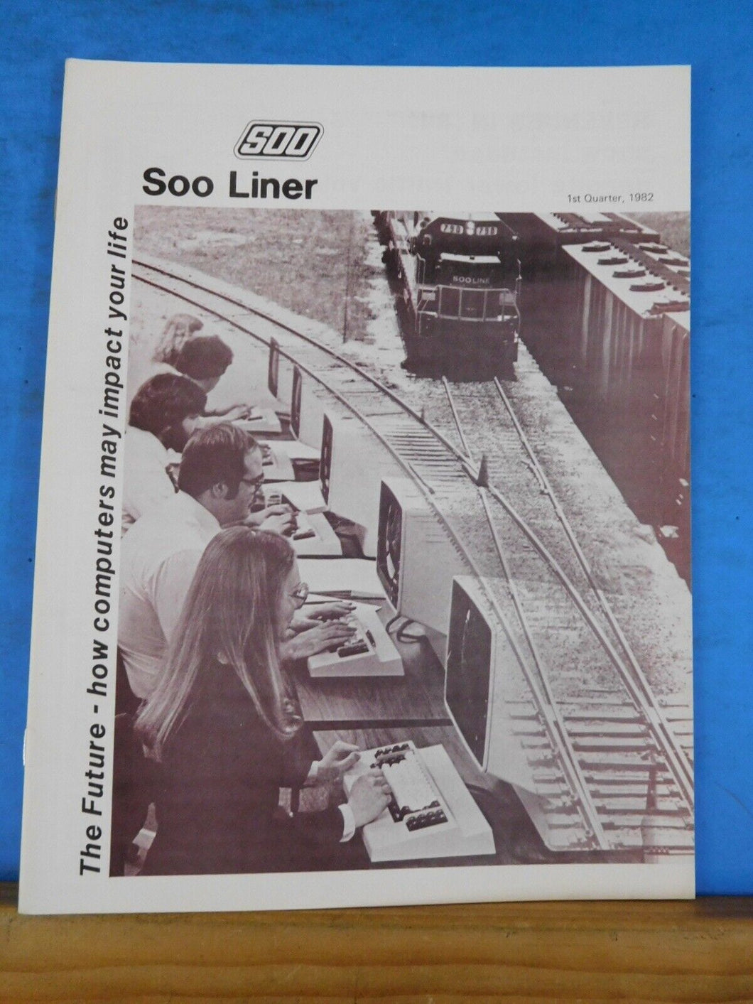 SOO Liner 1982 1st qtr Employee magazine The future how computers may impact you
