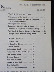 Railroad Magazine 1973 December Restoring a 2-8-4 FW&D roster CGW