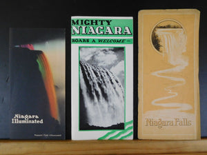 Niagara Falls brochure lot of 5 New York Central Lines 1922 +