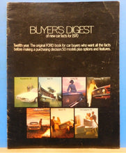 Buyer's Digest for 1970 new cars Ford