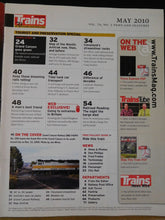Trains Magazine 2010 May Grand Cayon Railway AC vs DC Power Amtrak new cars