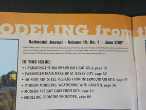 Railmodel Journal 2007 June Weathering with Graffiti 40 ft ART Steel reefers