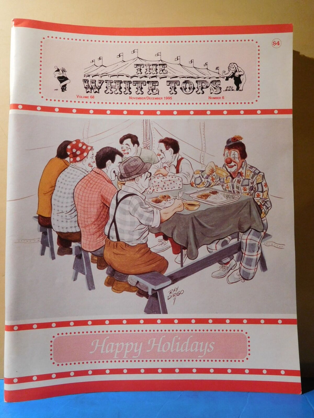 White Tops Circus Magazine 1995 November December Happy Holidays
