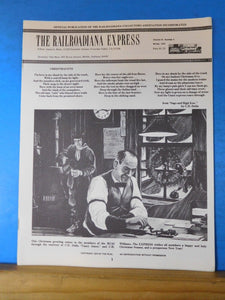 Railroadiana Express 1975 Winter Messengers Kit Box