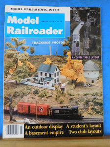 Model Railroader Magazine 1978 March Coffee table layout An outdoor display