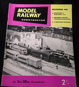 Model Railway Constructor 1961 November SOuthern Electric Locomotive drawing Sig