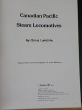 Canadian Pacific Steam Locomotives By Lavallee  w/ dust jacket