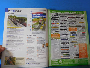 Model Railroader Magazine 2010 August Handy turnout tips Model concrete Steel st