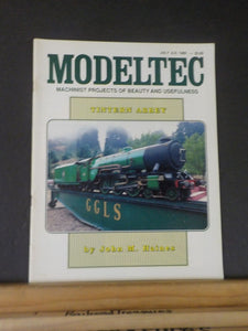 Modeltec 1989 July Magazine Tintern Abbey 6 inch scale loco V&S motor coach #15